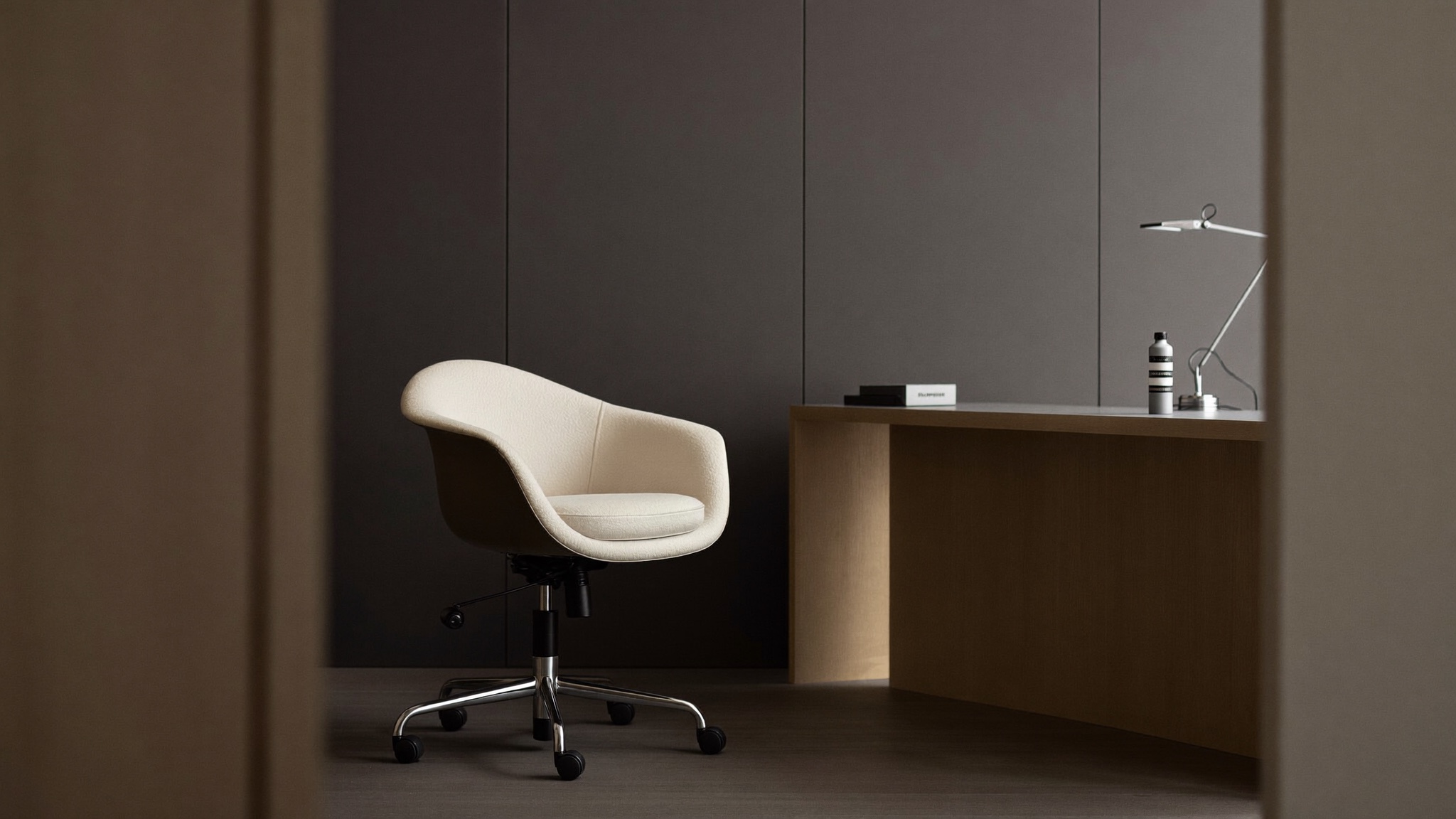 A calm, private consultation room at a discreet men's clinic